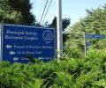 directional sign showing marc facilities