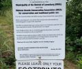 oakland conservation area sign