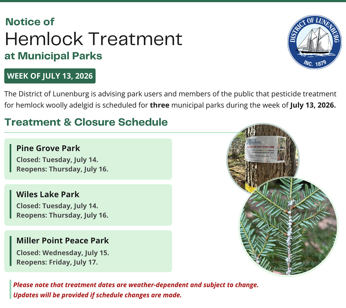Municipal Parks Pesticide Notice July 2026